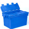 Caja de pl�stico con tapa incorporada