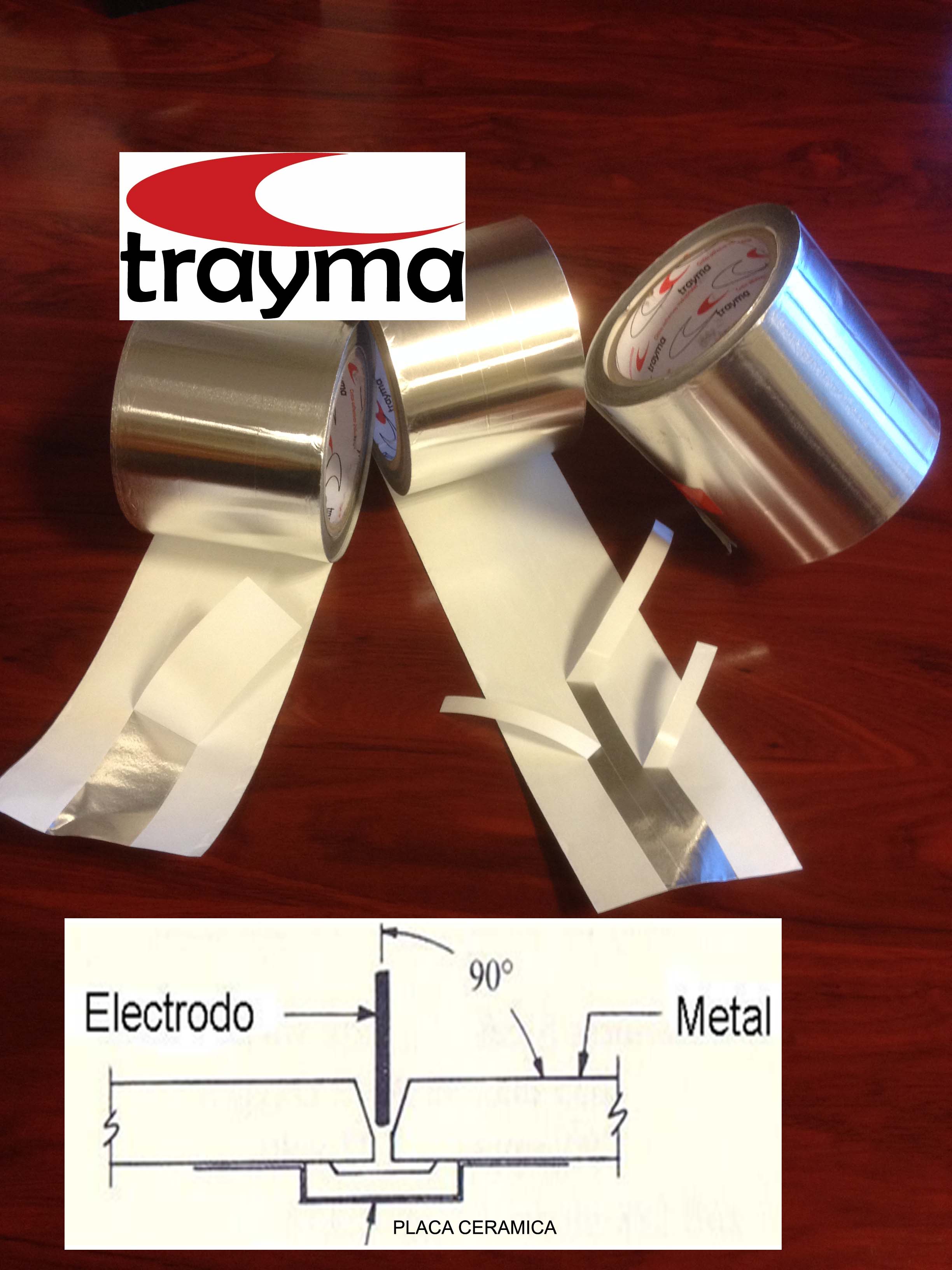 cinta adhesiva de aluminio una cara TYM1820P