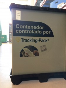 Contenedor tracking pack