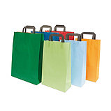 Bolsas con asas de papel y plastico