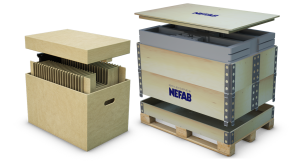 cajas de carton y cajas de madera para envio embalaje personalizado nefab