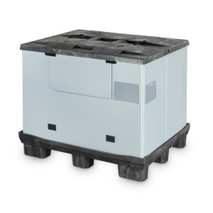 CabCube 2.0 es un contenedor plegable para piezas voluminosas y ligeras como las que se suelen transportar en el sector de la distribución.