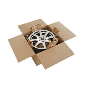 Caja de cartón para llantas