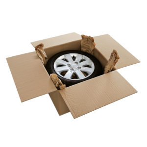 Caja de cartón para pneumáticos