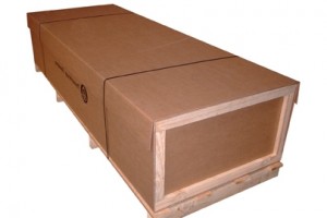 TECNI WRAP Embalaje mixto de cartón ondulado y madera