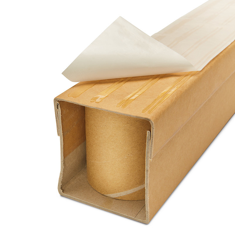 Patines de cartón compacto, adhesivos