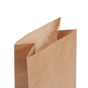 bolsa con fondo plano de papel