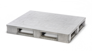 Palet de plástico robusto para usos con elevado número de rotaciones